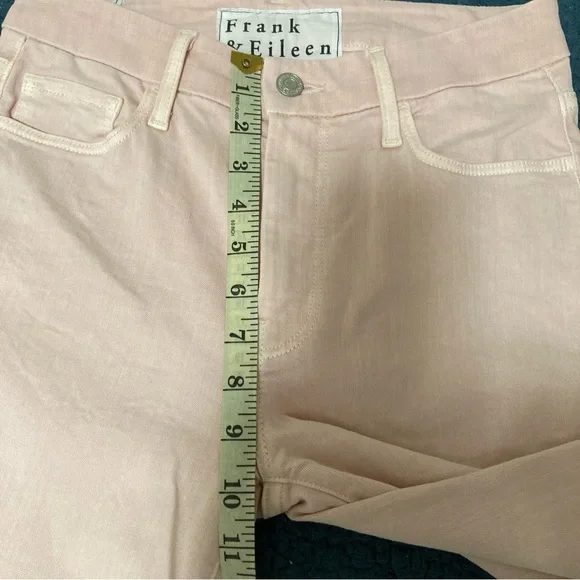 Frank & Eileen Women's Size 27 Sligo Italian Performance Denim Skinny Jean Pink - Picture 12 of 16